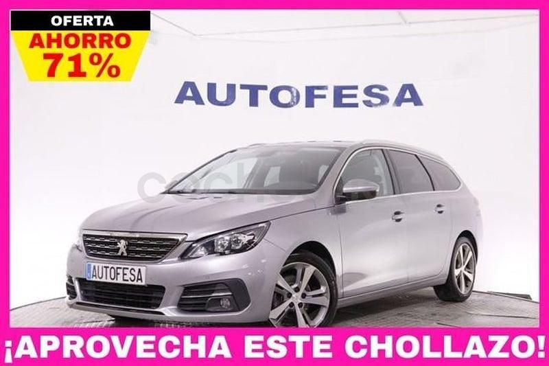 Gris / plata Usado 2019 Peugeot 308 SW Allure Familiar | 10.850 € (Buen precio) - Imagen 1/4