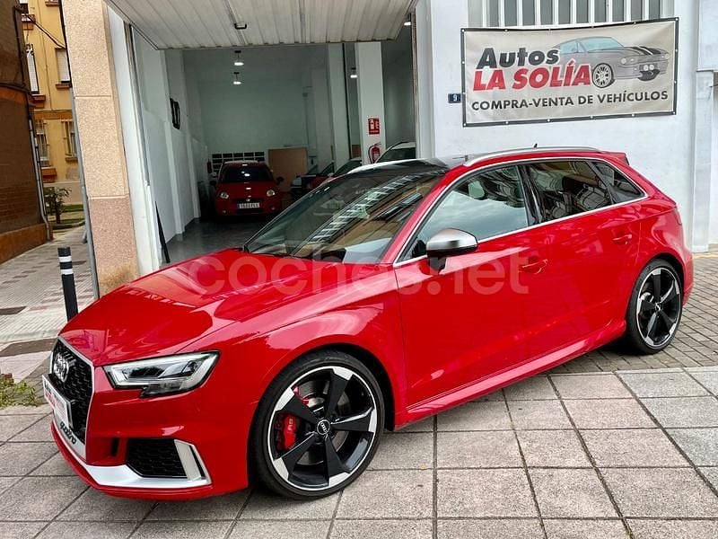 Usado Audi RS3 400 CV (294 kW) 2019 Rojo Berlina