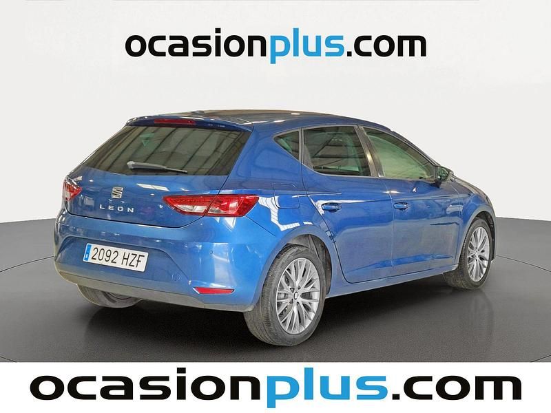 Usado Seat Leon Style 150 CV (110 kW) 2014 Azul Utilitario