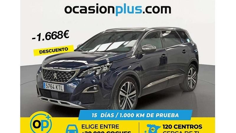 Usado Peugeot 5008 GT 181 CV (133 kW) 2019 Azul SUV