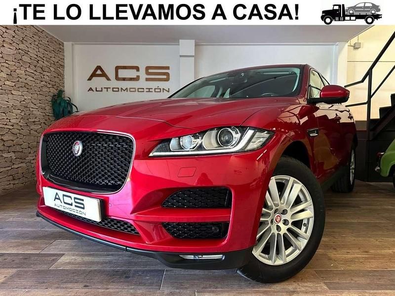 Usado Jaguar F-Pace Prestige 180 CV (132 kW) 2018 Granate SUV