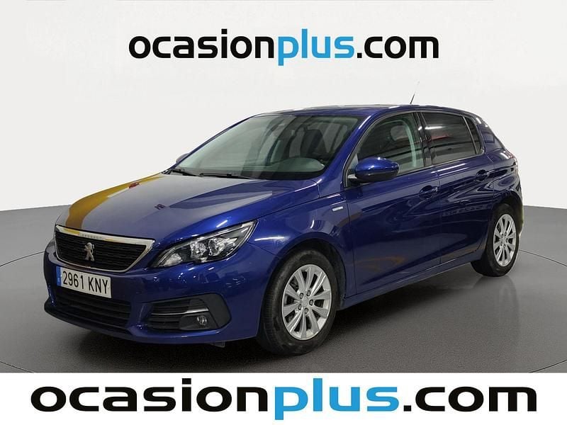 Usado Peugeot 308 Style 131 CV (96 kW) 2018 Azul Utilitario