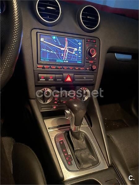 Usado Audi A3 170 CV (125 kW) 2009 Rojo Berlina