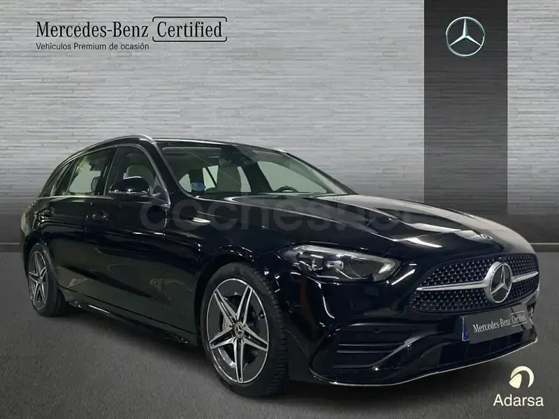 Usado Mercedes C200 163 CV (119 kW) 2024 Negro Familiar
