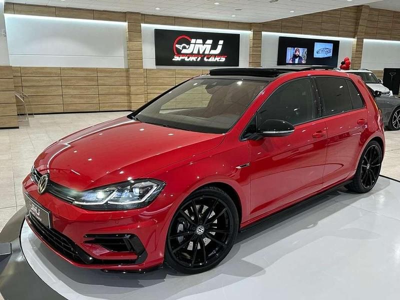 Usado VW Golf VII R 300 CV (220 kW) 2019 Rojo Utilitario
