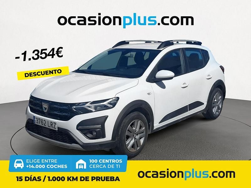 Blanco Usado 2021 Dacia Sandero Comfort Utilitario | 14.900 € (Un poco caro) - Imagen 1/4