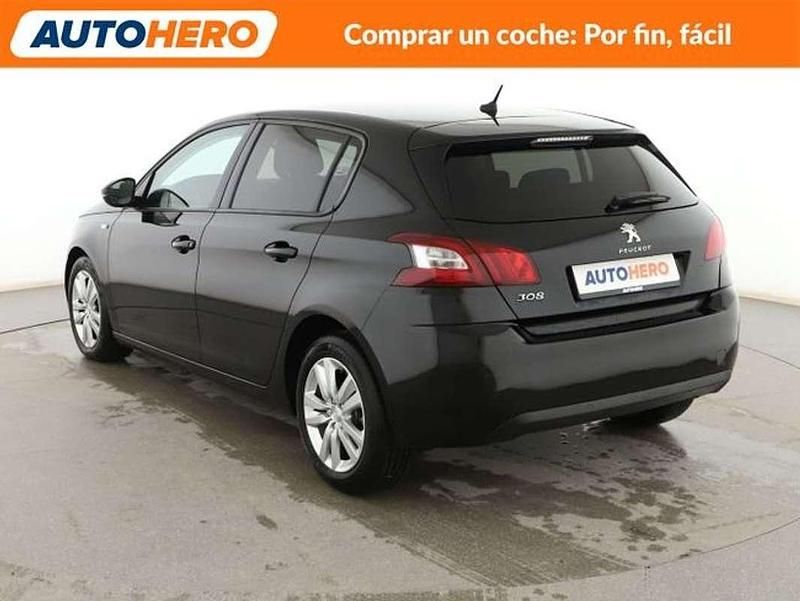 Usado Peugeot 308 Style 99 CV (72 kW) 2017 Negro Utilitario