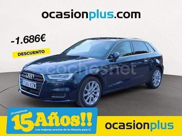 Azul Usado 2019 Audi A3 Sportback g-tron Design Berlina | 18.550 € - Imagen 1/4