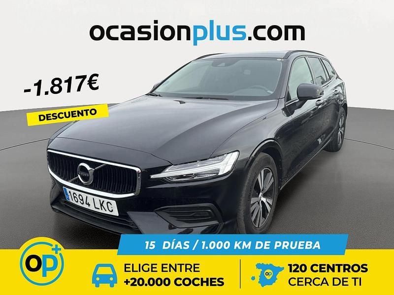 Negro Usado 2020 Volvo V60 Familiar | 19.490 € (Precio justo) - Imagen 1/4