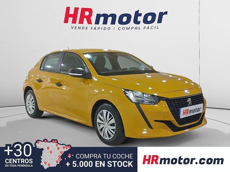 Amarillo Usado 2022 Peugeot 208 Utilitario | 11.690 € (Precio justo) - Imagen 1/4