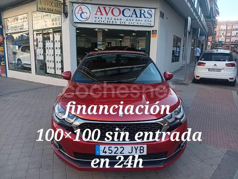 Rojo Usado 2017 DS Automobiles DS4 Design Berlina | 9999 € (Buen precio) - Imagen 1/4