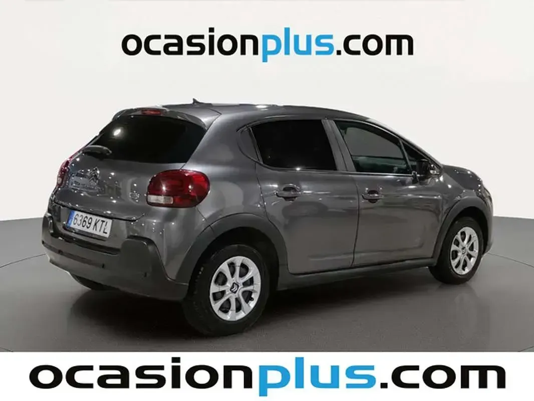Usado Citroën C3 Feel 68 CV (50 kW) 2019 Gris Utilitario