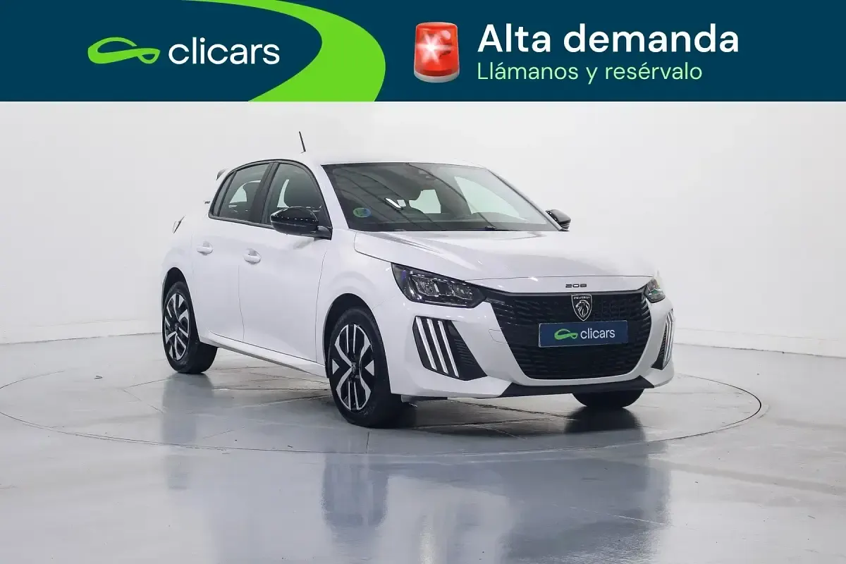 Usado Peugeot 208 Style 110 CV (80 kW) 2025 Blanco Utilitario