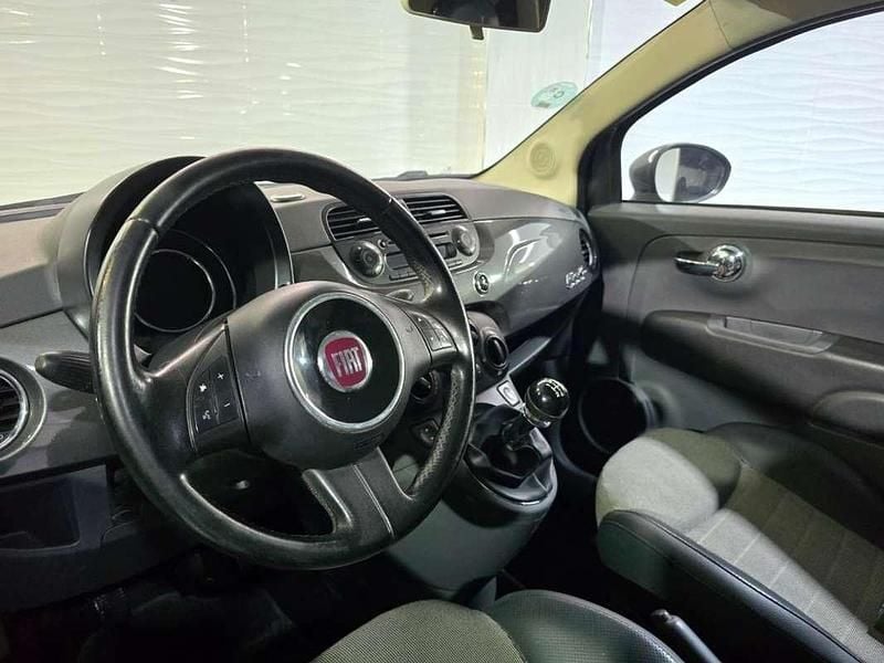 Usado Fiat 500C Lounge 69 CV (50 kW) 2013 Gris Descapotable