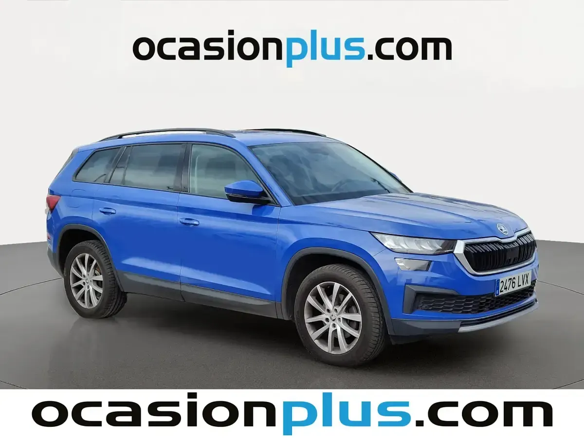 Usado Skoda Kodiaq Ambition 150 CV (110 kW) 2022 Azul SUV