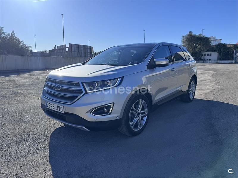 Gris / plata Usado 2016 Ford Edge Titanium SUV | 17.500 € (Precio justo) - Imagen 1/4