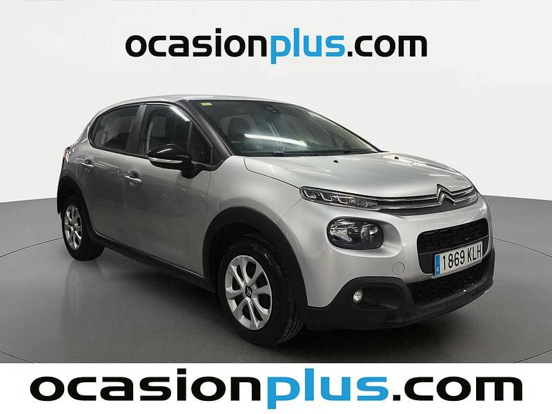 Usado Citroën C3 Feel 82 CV (60 kW) 2018 Gris Utilitario
