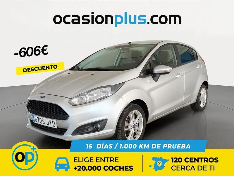 Gris Usado 2017 Ford Fiesta Trend Berlina | 8190 € (Precio justo) - Imagen 1/4