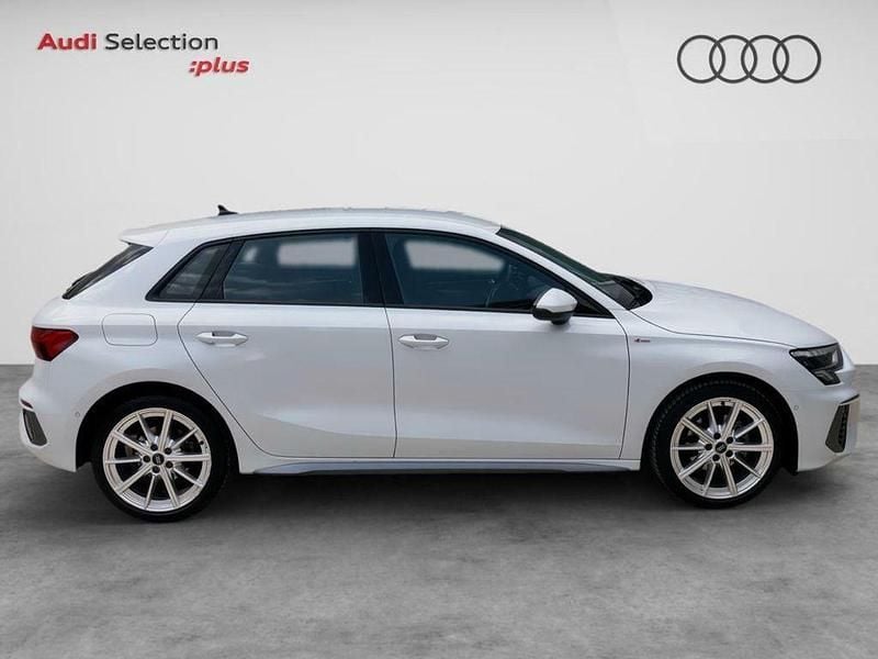 Usado Audi A3 S-Line 150 CV (110 kW) 2023 Blanco Berlina