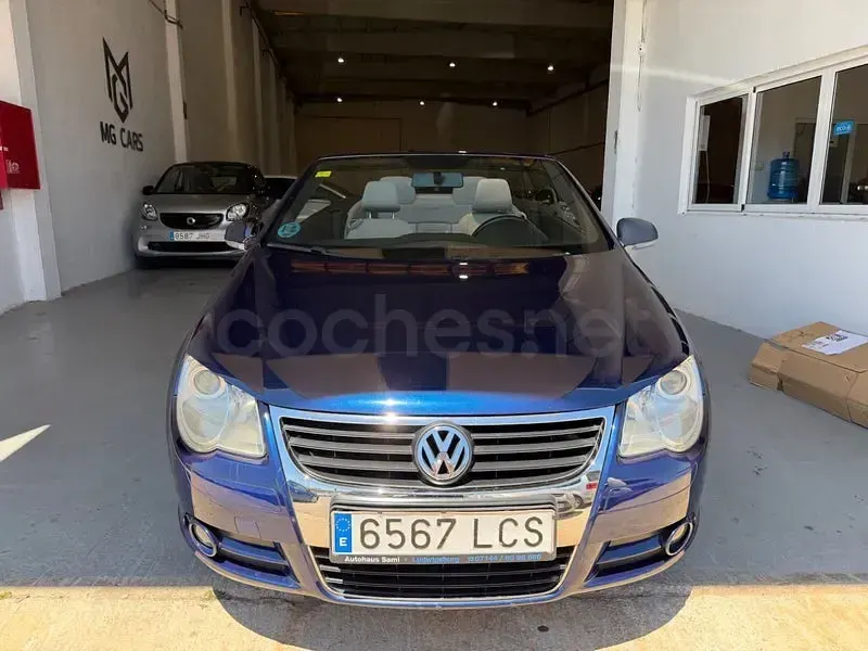 Usado VW Eos 150 CV (110 kW) 2007 Azul Descapotable