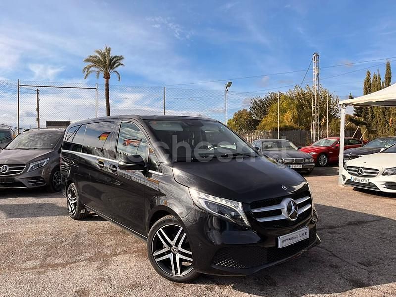 Usado Mercedes V220 Avantgarde 163 CV (119 kW) 2019 Negro Monovolumen