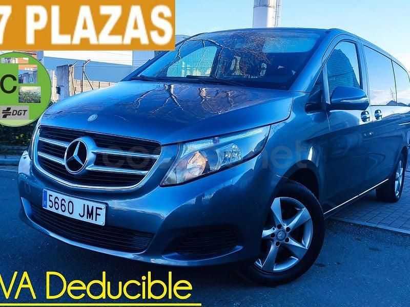 Usado Mercedes V220 Avantgarde 163 CV (119 kW) 2016 Gris / plata Monovolumen