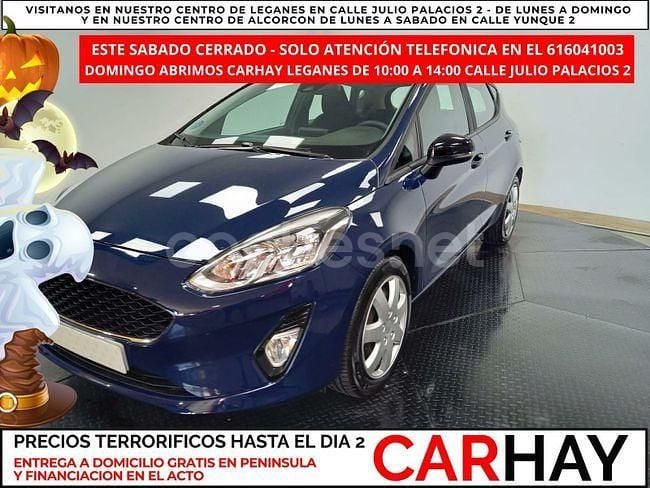 Negro Usado 2021 Ford Fiesta Trend Utilitario | 11.590 € (Precio justo) - Imagen 1/4