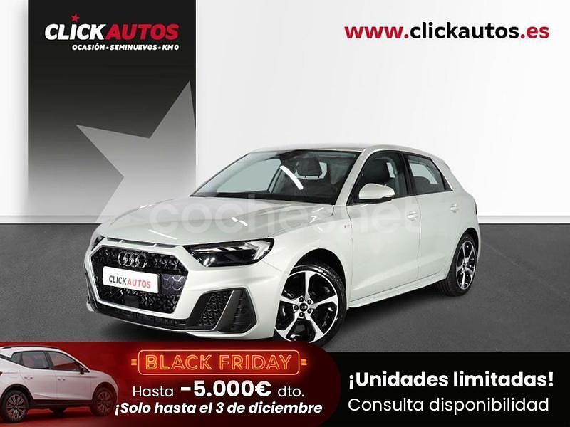 Gris / plata Usado 2023 Audi A1 Sportback S-Line Utilitario | 20.500 € (Precio justo) - Imagen 1/4