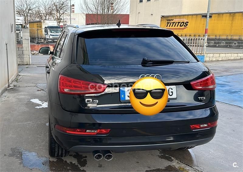 Usado Audi Q3 Ambiente 140 CV (102 kW) 2015 Negro SUV