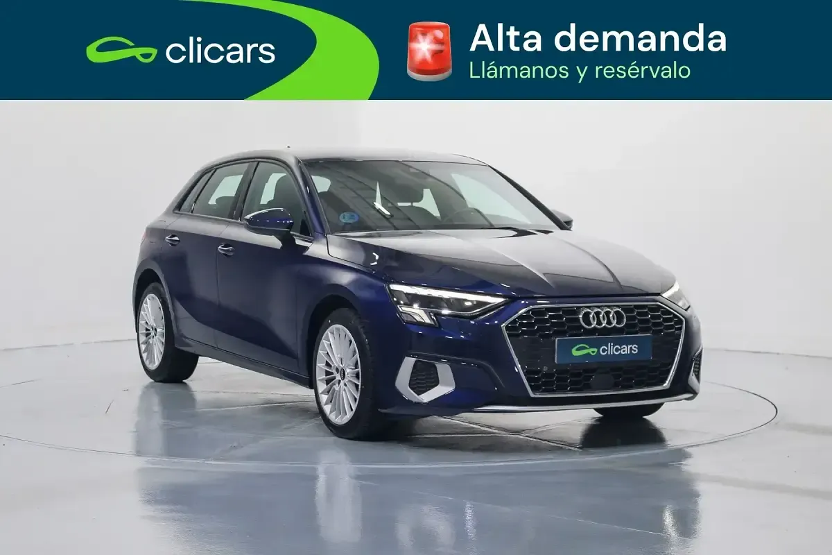 Usado Audi A3 Sportback e-tron Advanced 110 CV (80 kW) 2022 Azul Utilitario