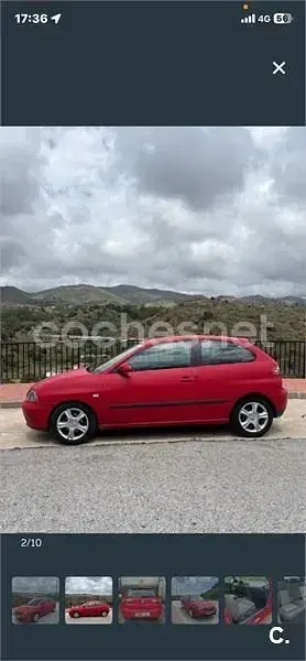 Usado Seat Ibiza Reference 80 CV (58 kW) 2006 Rojo Utilitario