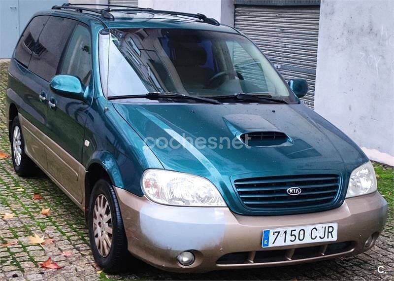 Usado Kia Carnival LX 144 CV (105 kW) 2004 Verde Monovolumen