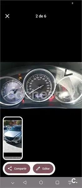 Usado Mazda CX-5 Style 165 CV (121 kW) 2012 Gris / plata SUV