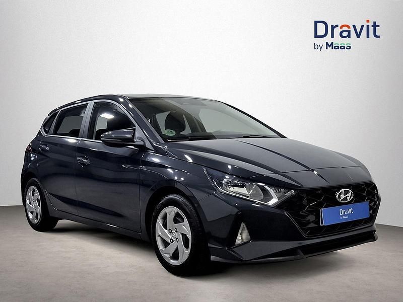 Gris Usado 2022 Hyundai i20 Berlina | 14.990 € (Precio justo) - Imagen 1/4