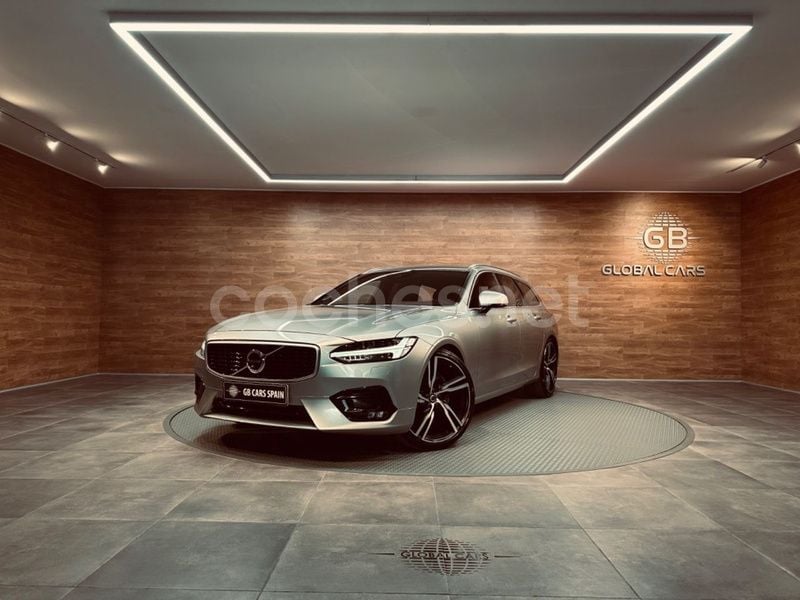 Gris / plata Usado 2018 Volvo V90 R-Design Familiar | 23.990 € (Precio justo) - Imagen 1/4