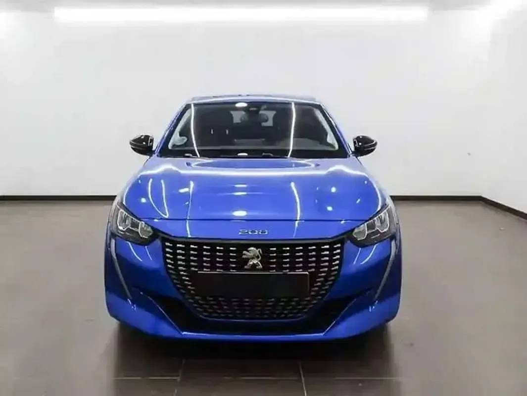 Usado Peugeot e-208 Active 100 kW (136 CV) 2021 Azul Utilitario