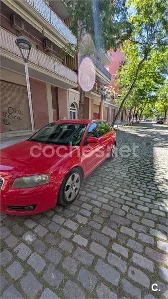 Usado Audi A3 Ambition 140 CV (102 kW) 2007 Rojo Utilitario