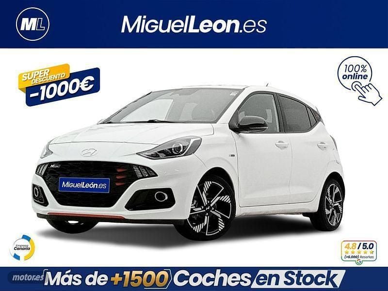 Usado Hyundai i10 N Line 84 CV (61 kW) 2024 Blanco Utilitario