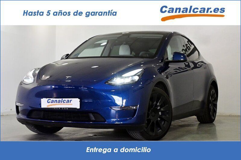 Azul Usado 2021 Tesla Model Y SUV | 40.530 € (Buen precio) - Imagen 1/4