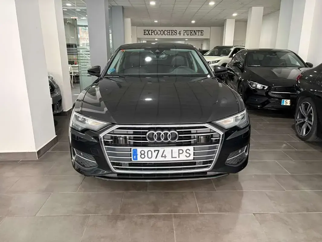 Usado Audi A6 204 CV (150 kW) 2021 Negro Berlina
