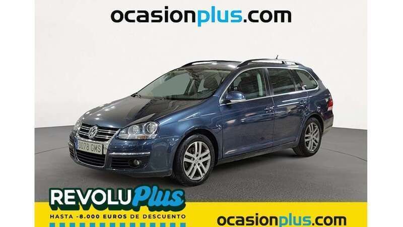 Azul Usado 2009 VW Golf VI Highline Familiar | 3890 € (Buen precio) - Imagen 1/4