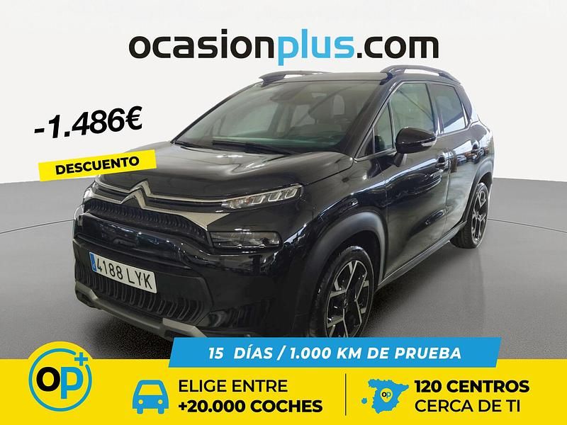 Negro Usado 2022 Citroën C3 Aircross Shine SUV | 14.150 € (Precio justo) - Imagen 1/4