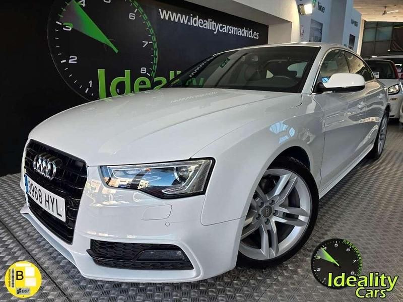 Blanco Usado 2014 Audi A5 Sportback S-Line Utilitario | 19.480 € (Precio justo) - Imagen 1/4