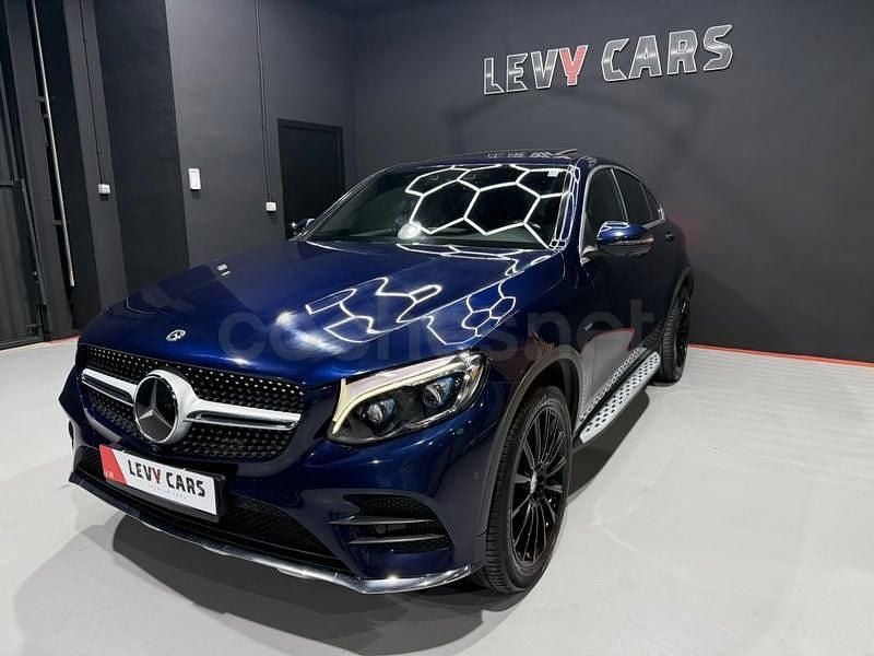 Usado Mercedes GLC350 320 CV (235 kW) 2017 Azul Coupe