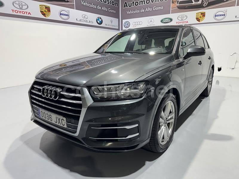 Begagnad Audi Q7 S-Line 272 HK (200 kW) 2017 Grå SUV