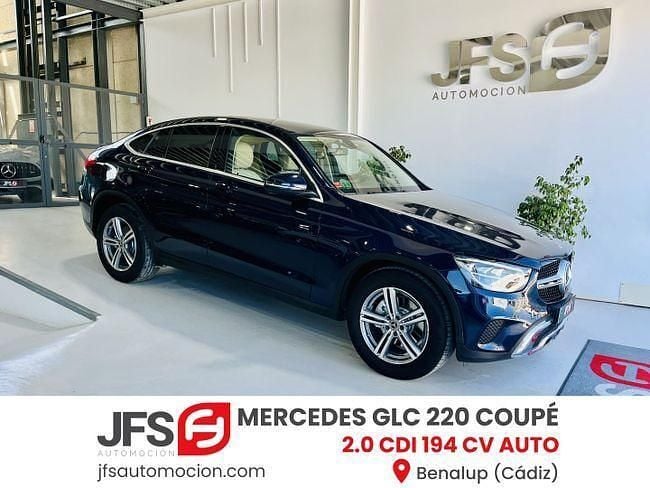 Usado Mercedes GLC220 194 CV (142 kW) 2020 Azul Coupe