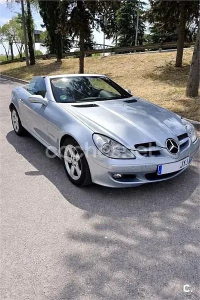 Usado Mercedes SLK200 AMG Edition 1 163 CV (119 kW) 2006 Gris / plata Descapotable