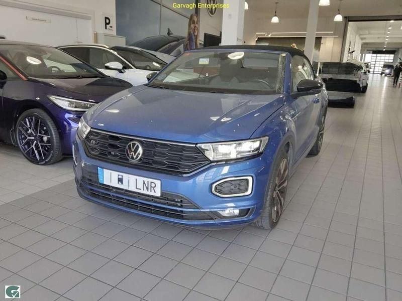 Usado VW T-Roc Cabriolet R-line 150 CV (110 kW) 2021 Azul Descapotable