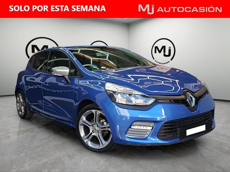 Usado Renault Clio IV GT 120 CV (88 kW) 2015 Azul Berlina