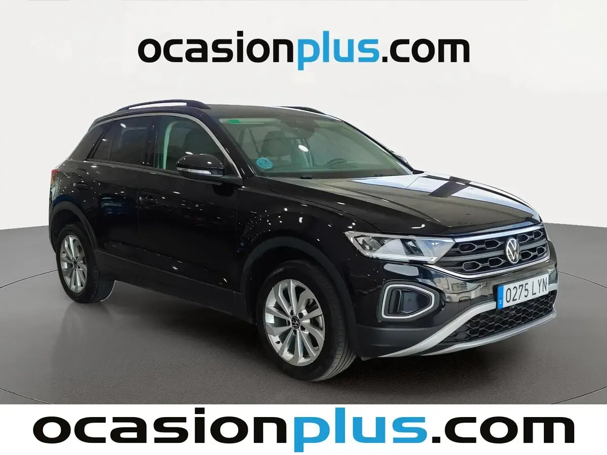 Usado VW T-Roc Life 110 CV (80 kW) 2022 Negro SUV